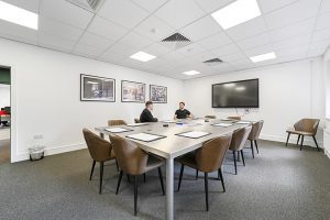 Create Business Hub - Private Office Space for Rent Shenfield - meeting room with digital whiteboard